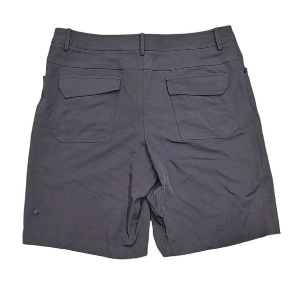 Lululemon Men's Gray Soot Commute Performance Stretch Shorts Active M7359S | 38 - Picture 3 of 11